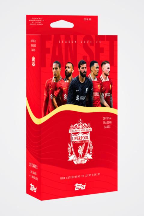 Liverpool Official Fan Set 2025 Topps Karty Piłkarskie Liverpool Official Fan Set 2025 Topps Karty Piłkarskie
