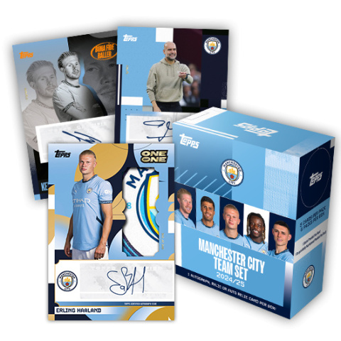 Manchester City Team Set 2024/25 Topps Karty Piłkarskie