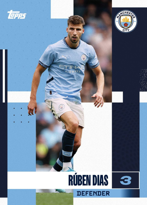 Manchester City Team Set 2024/25 Topps Karty Piłkarskie