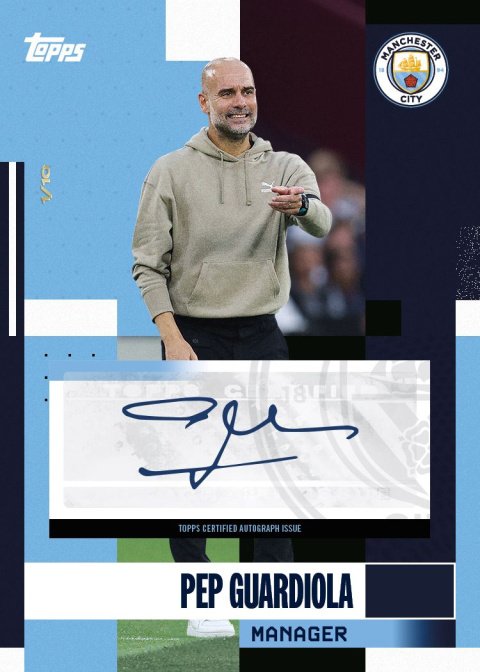 Manchester City Team Set 2024/25 Topps Karty Piłkarskie