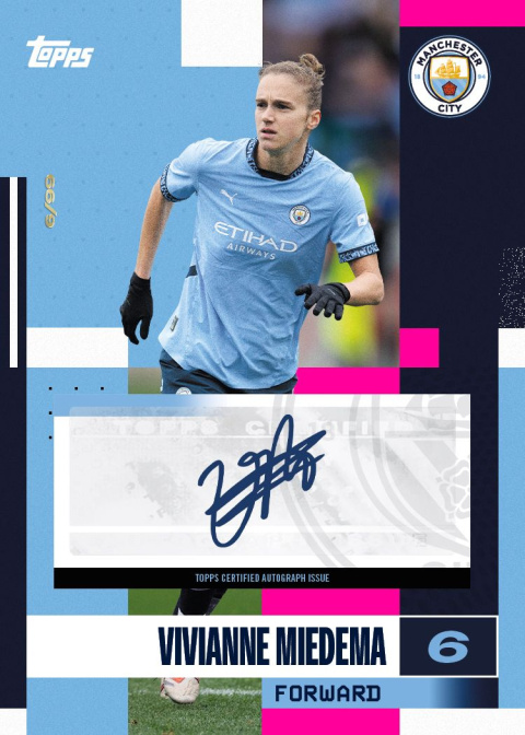 Manchester City Team Set 2024/25 Topps Karty Piłkarskie