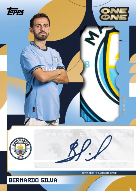 Manchester City Team Set 2024/25 Topps Karty Piłkarskie