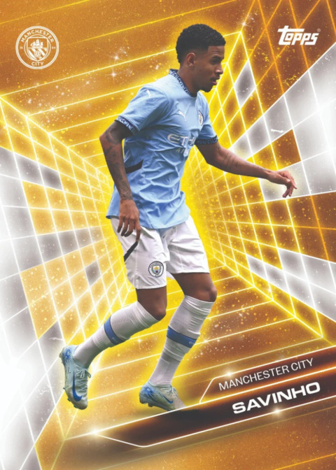 Manchester City Official Fan Set 2025 Topps Karty Piłkarskie Manchester City Official Fan Set 2025 Topps Karty Piłkarskie