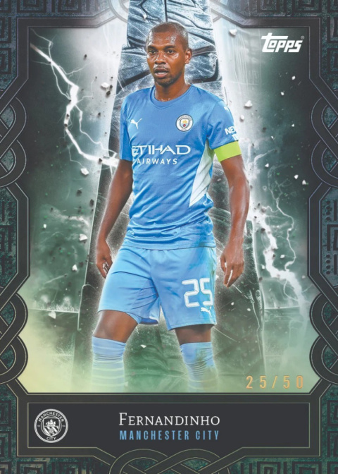 Manchester City Official Fan Set 2025 Topps Karty Piłkarskie Manchester City Official Fan Set 2025 Topps Karty Piłkarskie