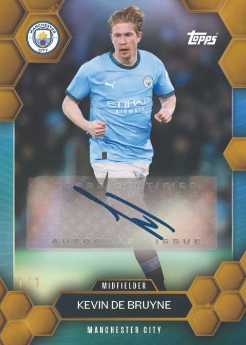 Manchester City Official Fan Set 2025 Topps Karty Piłkarskie Manchester City Official Fan Set 2025 Topps Karty Piłkarskie