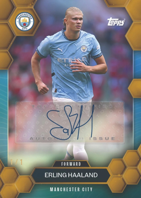 Manchester City Official Fan Set 2025 Topps Karty Piłkarskie Manchester City Official Fan Set 2025 Topps Karty Piłkarskie