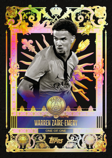 PSG Team Set 2024/25 Topps Karty Piłkarskie