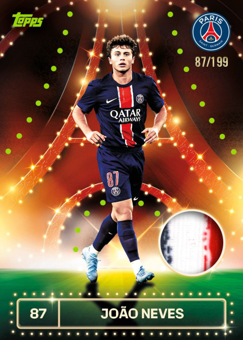 PSG Team Set 2024/25 Topps Karty Piłkarskie