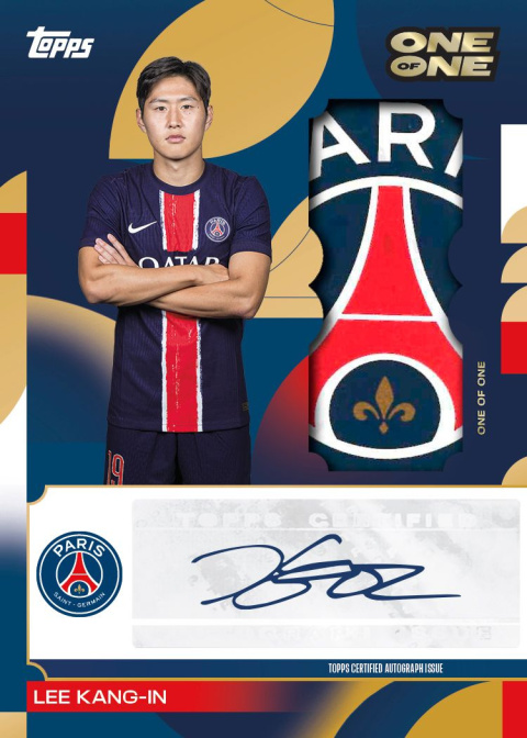 PSG Team Set 2024/25 Topps Karty Piłkarskie