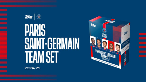 PSG Team Set 2024/25 Topps Karty Piłkarskie