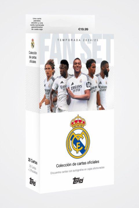 Real Madryt Official Fan Set 2025 Topps Karty Piłkarskie