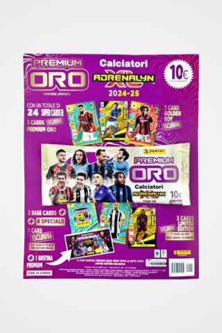Saszetka Premium ORO Serie A 2025 Panini Karty Piłkarskie