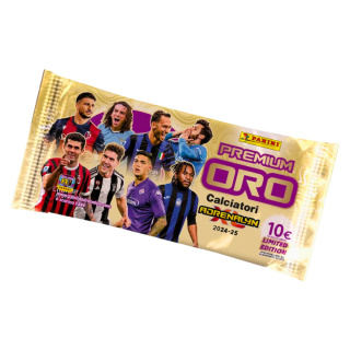 Saszetka Premium ORO Serie A 2025 Panini Karty Piłkarskie