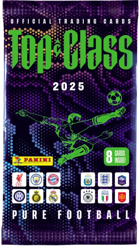 Saszetki 6 szt. Top Class 2025 Panini Karty Piłkarskie