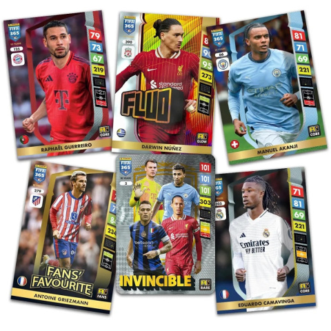 Saszetki BOX 50 szt. FIFA 365 2025 Panini Karty Piłkarskie