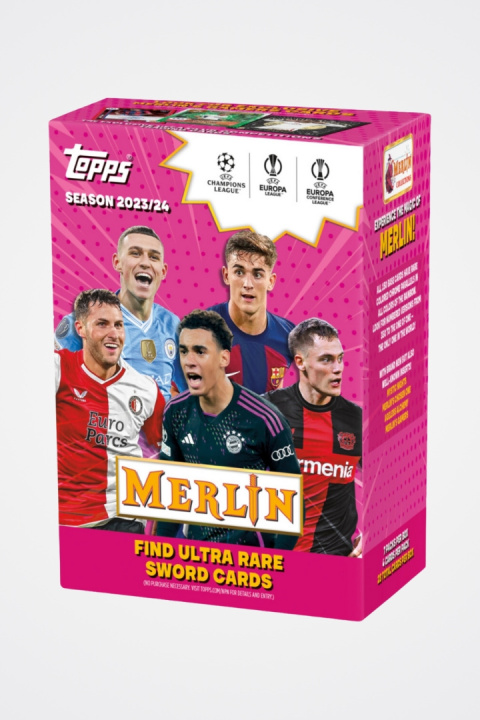 Topps Merlin 2024 Value BOX UCC Karty Piłkarskie