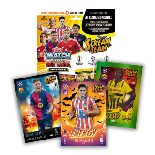 Update Mega Multipack #2 Match Attax 2025 Karty Piłkarskie