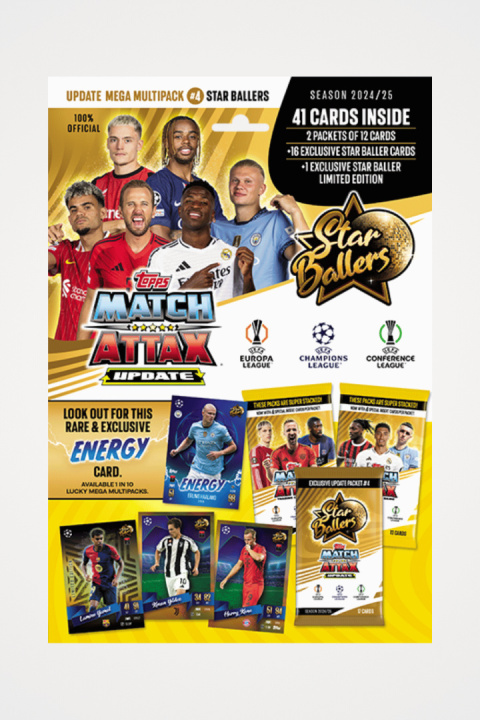 Update Mega Multipack #4 Star Ballers Match Attax 2025