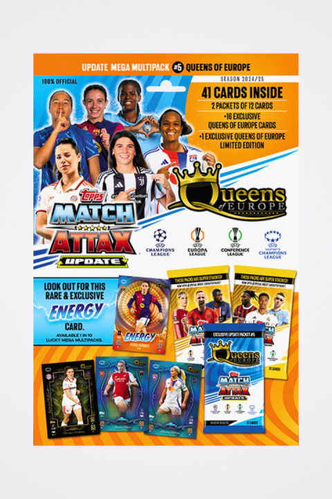 Update Mega Multipack #5 Queens of Europe Match Attax 2025