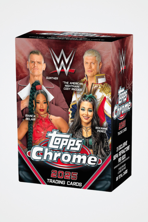 Value BOX Karty WWE Topps Chrome 2025