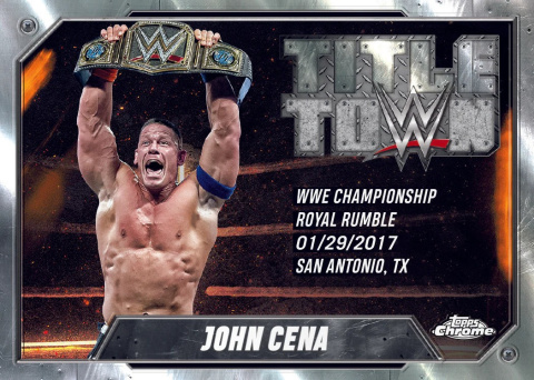 Value BOX Karty WWE Topps Chrome 2025