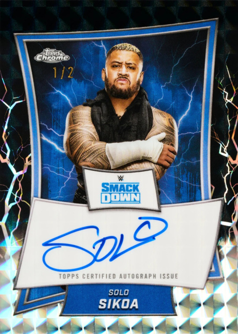 Value BOX Karty WWE Topps Chrome 2025