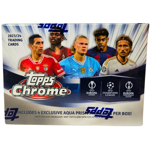 Value BOX Topps CHROME 2024 UCC Karty Piłkarskie