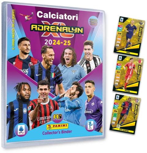 Zestaw Startowy Serie A 2025 Panini Album na Karty Piłkarskie