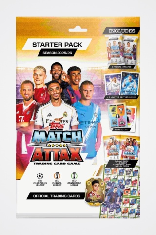 Album Match Attax 2026 Zestaw Startowy Karty Piłkarskie