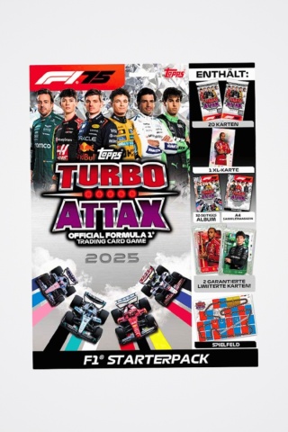Album na Karty F1 Turbo Attax 2025 Topps Zestaw Startowy