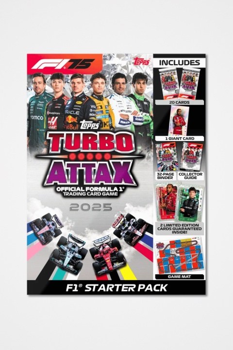 Album na Karty F1 Turbo Attax 2025 Topps Zestaw Startowy Album na Karty F1 Turbo Attax 2025 Topps Zestaw Startowy