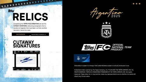 Argentyna Focus Hobby BOX 2025 Topps