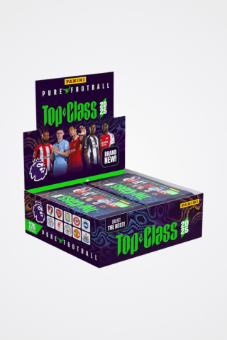 BOX Saszetki 24 szt. Premier League Top Class 2025 Karty Piłkarskie