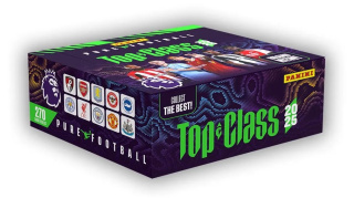 BOX Saszetki 24 szt. Premier League Top Class 2025 Karty Piłkarskie