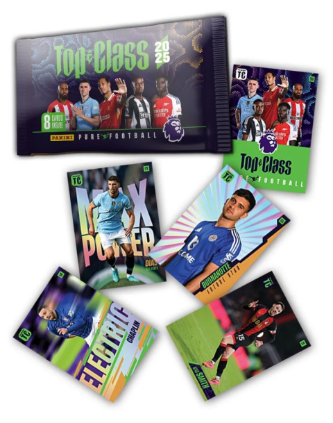 BOX Saszetki 24 szt. Premier League Top Class 2025 Karty Piłkarskie BOX Saszetki 24 szt. Premier League Top Class 2025 Karty Piłkarskie