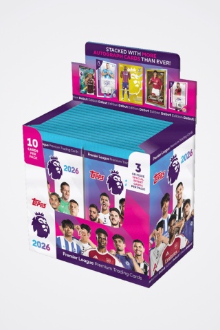 BOX Saszetki 28 szt. Premier League 2026 Topps Karty Piłkarskie