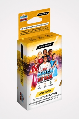 Blister Eco Pack Match Attax 2026 Karty Piłkarskie