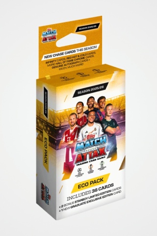 Blister Eco Pack Match Attax 2026 Karty Piłkarskie