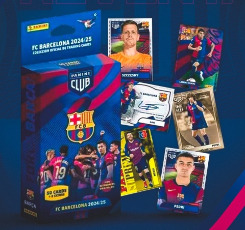 Blister Panini Club Barcelona 2025 Karty Piłkarskie Blister Panini Club Barcelona 2025 Karty Piłkarskie