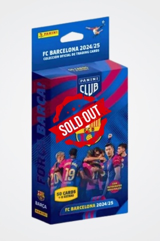 Blister Panini Club Barcelona 2025 Karty Piłkarskie