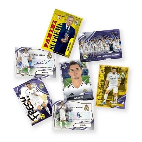 Blister Panini Club Real Madrid 2025 Karty Piłkarskie Blister Panini Club Real Madrid 2025 Karty Piłkarskie