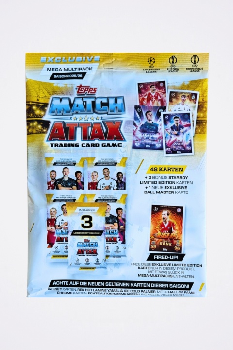 Exclusive Mega Multipack Match Attax 2026 Karty Piłkarskie