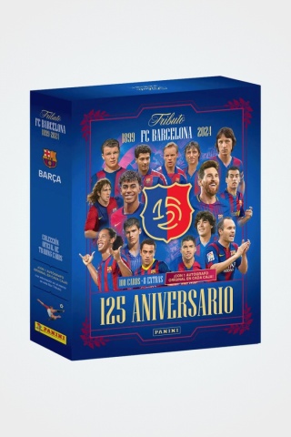 FC Barcelona 125 Anniversary Tributo Panini Karty Piłkarskie