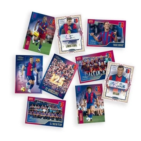 FC Barcelona 125 Anniversary Tributo Panini Karty Piłkarskie FC Barcelona 125 Anniversary Tributo Panini Karty Piłkarskie