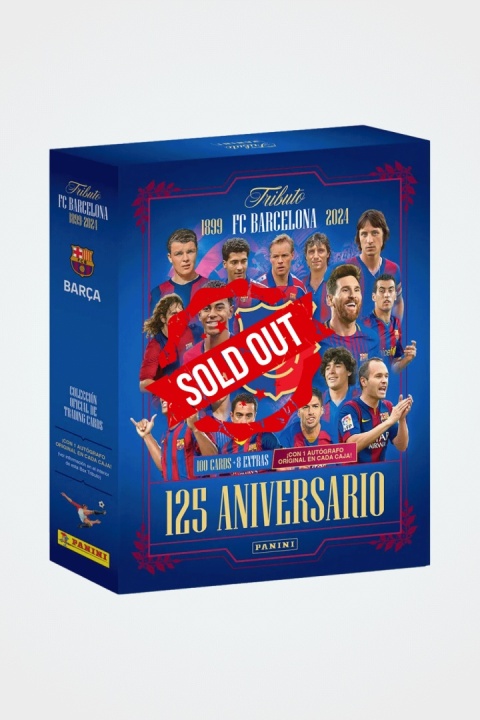FC Barcelona 125 Anniversary Tributo Panini Karty Piłkarskie