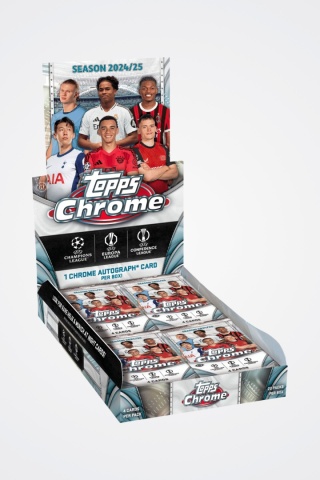 Hobby Box Topps CHROME 2025 UCC Karty Piłkarskie
