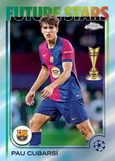 Hobby Box Topps CHROME 2025 UCC Karty Piłkarskie