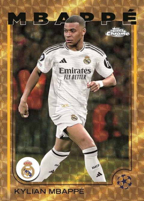 Hobby Box Topps CHROME 2025 UCC Karty Piłkarskie