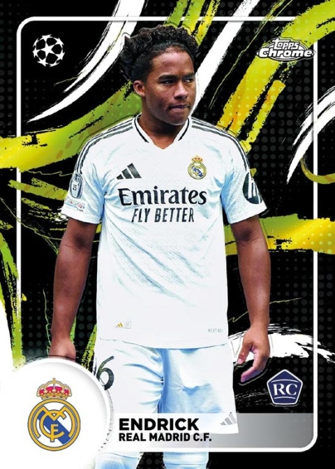 Hobby Box Topps CHROME 2025 UCC Karty Piłkarskie