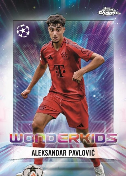 Hobby Box Topps CHROME 2025 UCC Karty Piłkarskie